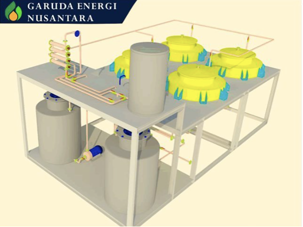 Contoh desain pabrik biodiesel yang dikembangkan GEN Oil