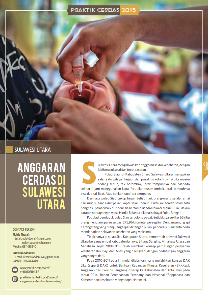 Anggaran Cerdas di Sulawesi Utara