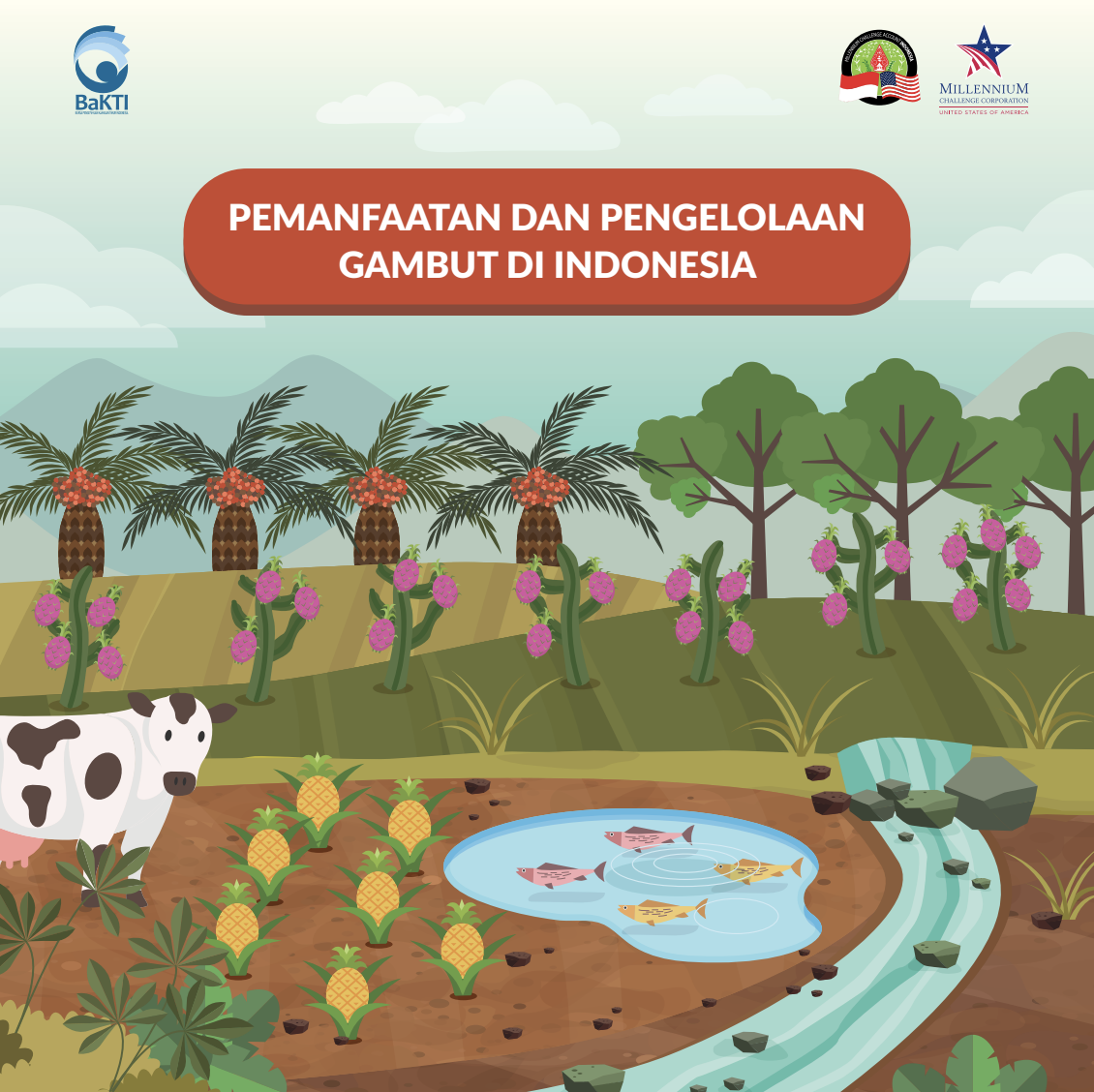 Indonesia memiliki lahan gambut tropis terluas di dunia, dan lahan gambut menghasilkan sekitar sepertiga dari emisi karbon negara secara keseluruhan. Pemerintah Indonesia telah berkomitmen untuk memangkas emisi gas rumah kaca sebesar 29% pada 2030.  Infografis ini merangkum rekomendasi dari Policy Brief yang dihasilkan oleh Konsorsium Perguruan Tinggi Untuk Indonesia Hijau (PETUAH) CoE Center for Sustainability Sciences Institut Pertanian Bogor sebagai bagian dari Aktivitas Pengetahuan Hijau - Proyek Kemakm