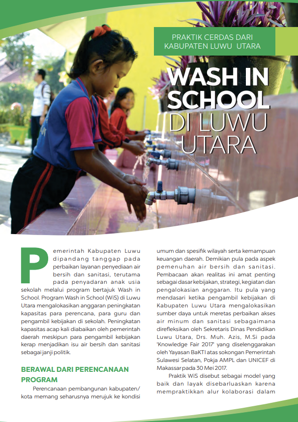 "Wash in School" di Luwu Utara