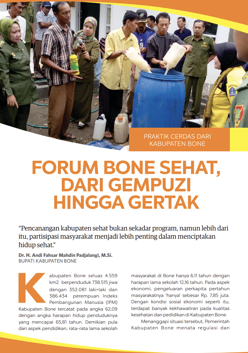 Forum Bone Sehat, Dari Gempuzi Hingga Gertak