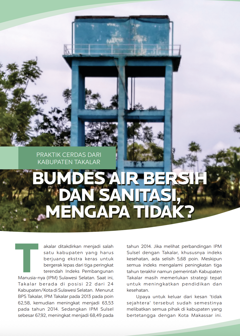 Bumdes Air Bersih dan Sanitasi, Mengapa Tidak?