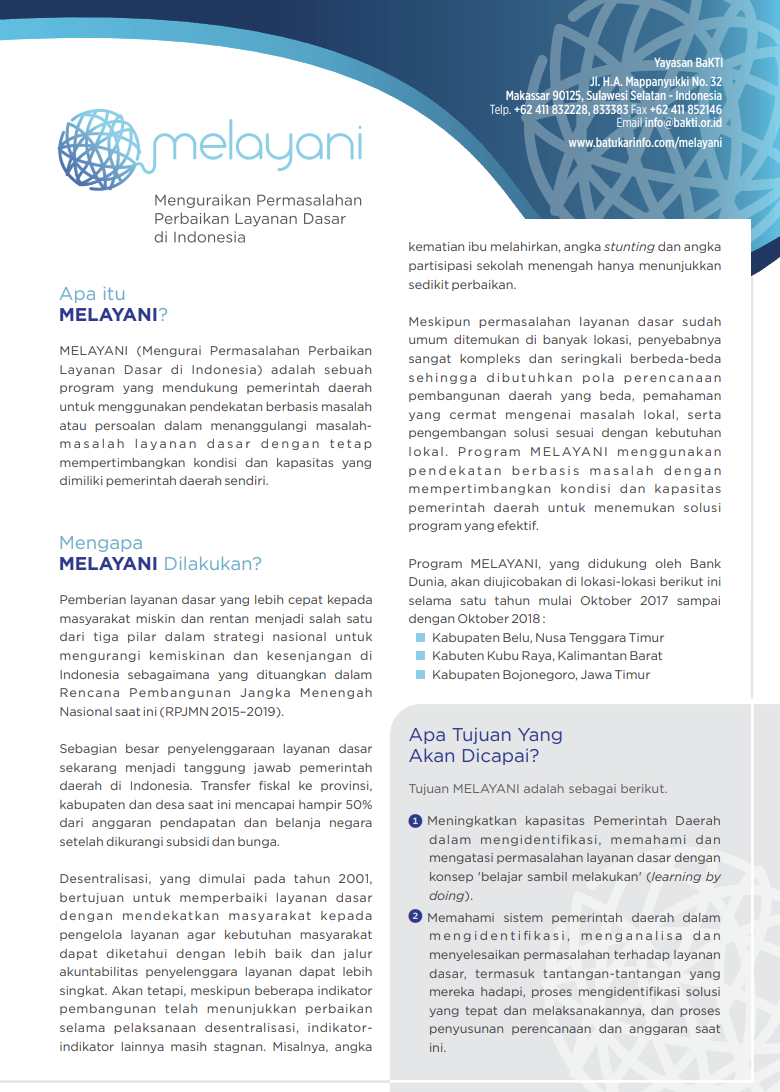 Mengurai Permasalahan Perbaikan Layanan Dasar di Indonesia