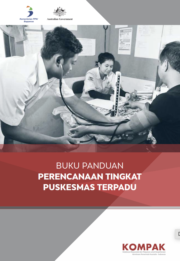 Buku Panduan Perencanaan Tingkat Puskesmas Terpadu