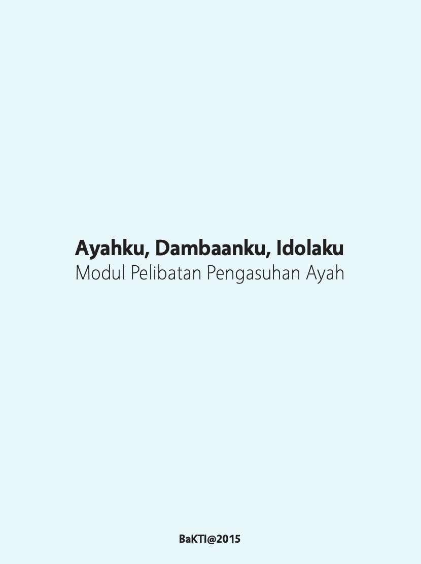 Modul Pelibatan Pengasuhan Ayah